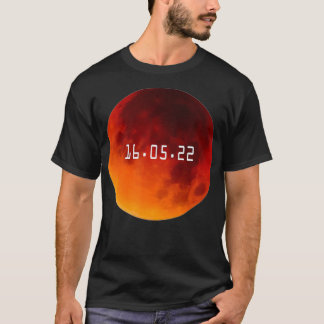 T-shirt Total Lunar Eclipse May 16 2022 Blood Moon Mens Bo