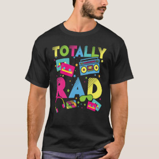 T-shirt Total Rad 80s Vintage Disco Vêtements femmes fille