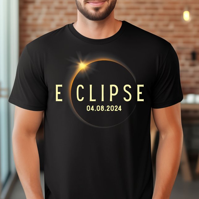 T-shirt Total Solaire Eclipse 2024 Parcours De Totalité 8  (Créateur téléchargé)