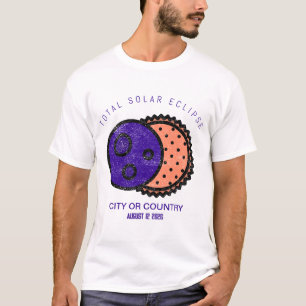 T-shirt Total Solaire Eclipse 2026 Personnalisé