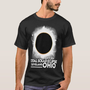 T-shirt Total Solaire Eclipse Cleveland Ohio 8 Avril 2024