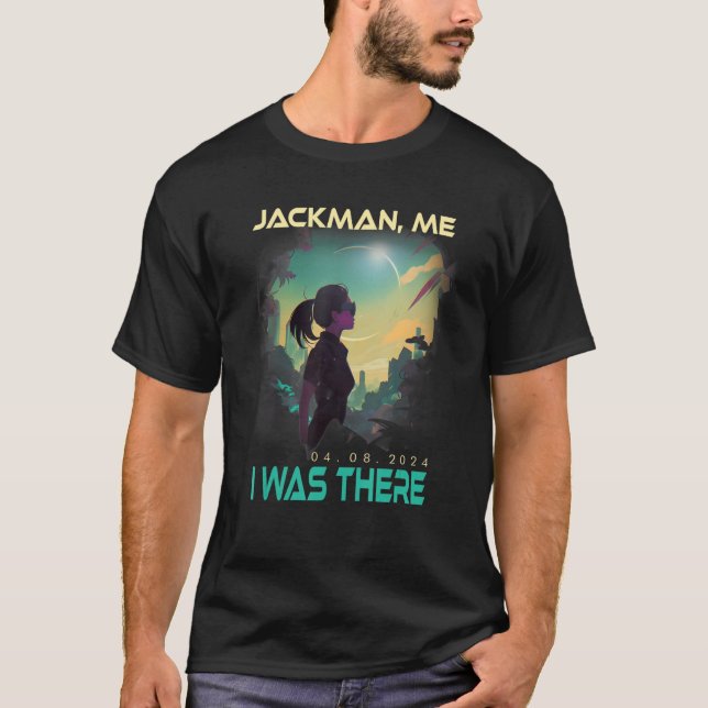 T-shirt Total Solaire Eclipse esthétique fille Jackman Mai (Devant)
