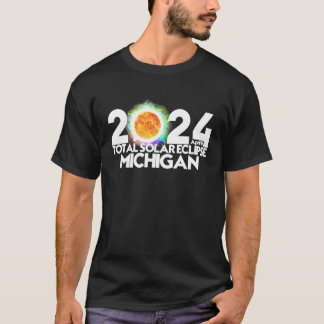 T-shirt Total Solaire Eclipse Michigan 2024 8 avril Améric