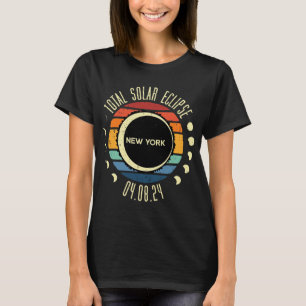 T-shirt Total Solaire Eclipse New York Retro 04.08.24 Homm