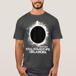 T-shirt Total Solaire Eclipse Oklahoma 2024 Totalité Améri