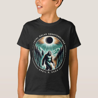 T-shirt Total Solaire Squatchclipse Eclipse Bigfoot Sasqua