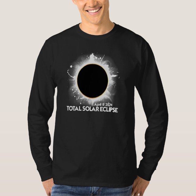 T-shirt Total Solar Eclipse April 8 2024 Great American To (Devant)