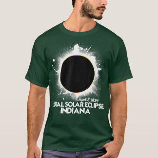 T-shirt Total Solar Eclipse Indiana 2024 American Totality