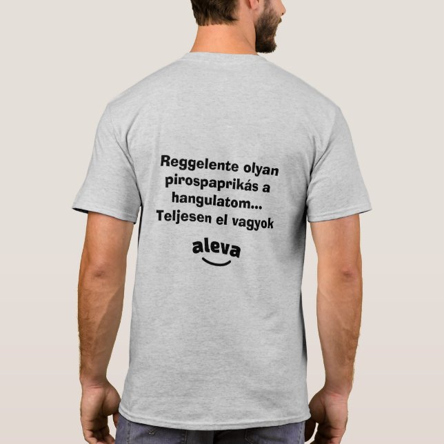 T-shirt Totalement décontracté homme manche courte (Dos)