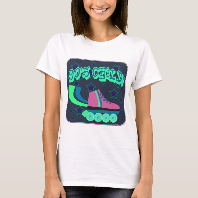 T-shirt Totalement Extrêmement Quatre-Vingt-Dix Enfants (Devant)