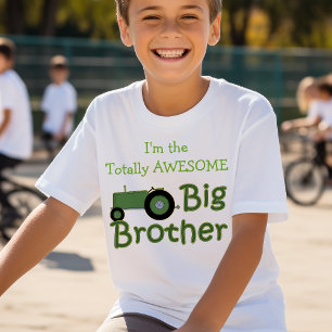 T-shirt Totalement fantastique Big Brother Green Tracteur