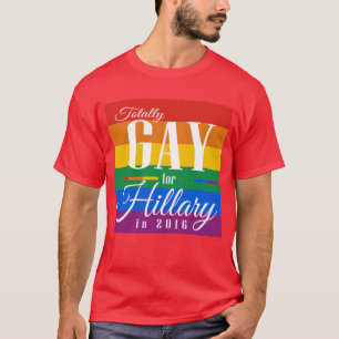 T-SHIRT TOTALEMENT GAI POUR HILLARY - .PNG