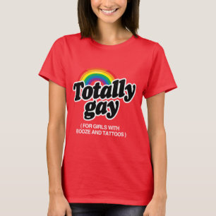 T-SHIRT TOTALEMENT GAI POUR LES FILLES AVEC DES TATOUAGES 