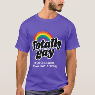 T-SHIRT TOTALEMENT GAI POUR LES FILLES AVEC DES TATOUAGES