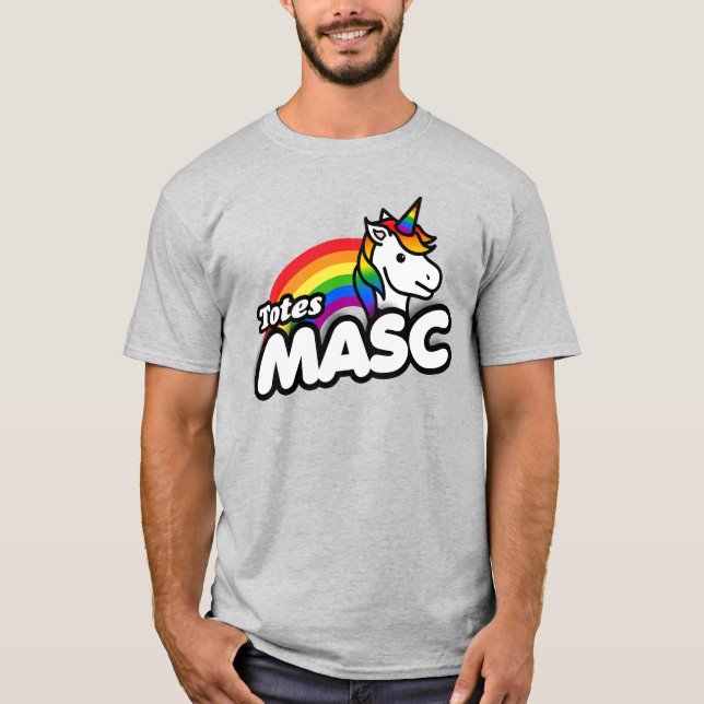 T-shirt Totalement masculin (Devant)
