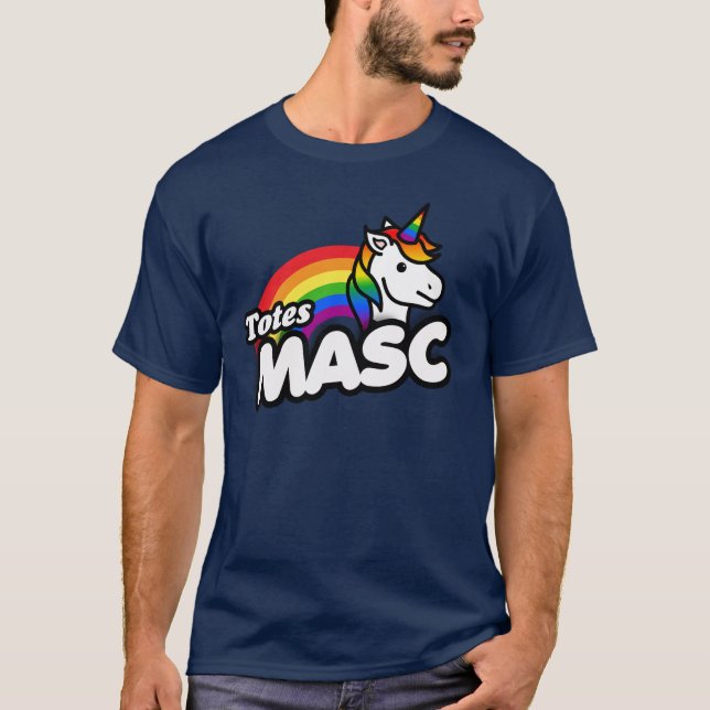 T-shirt Totalement masculin (Devant)