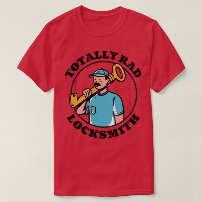 T-shirt Totalement Rad Locksmith (Design devant)