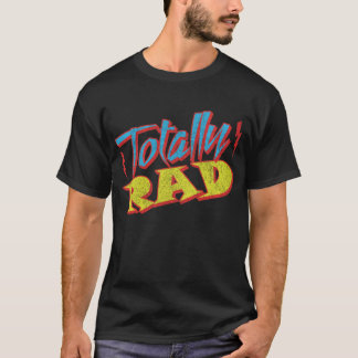 T-shirt Totalement Rad Retro 1980's Eighties Costume