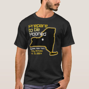 T-shirt Totalité 2024 Eclipse SYR New York Se préparer à ê