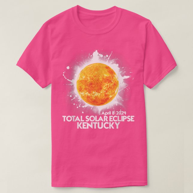 T-shirt Totalité Kentucky 2024 Éclips solaires totaux amér (Design devant)