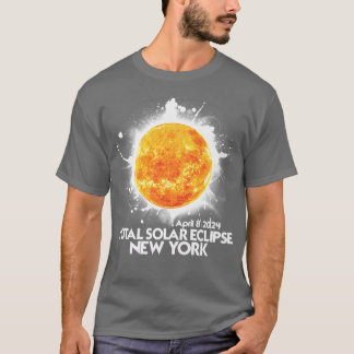 T-shirt Totality New York 2024 Total Solar Eclipse America