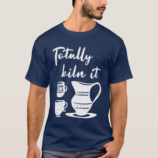 T-shirt Totally Drink It Cup Art funny (Devant)