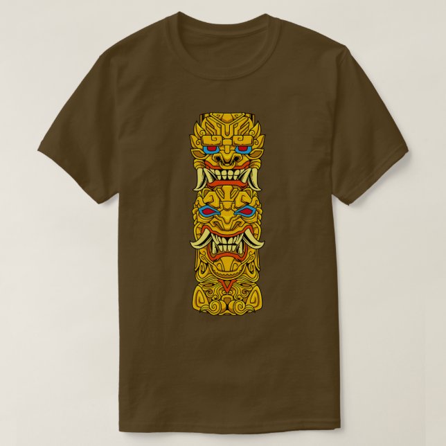 T-shirt totem aztèque (Design devant)