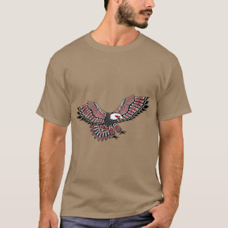 T-shirt Totem d'aigle amérindien Art Northwest