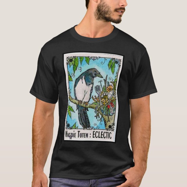 T-shirt Totem de pie éclectique (Devant)