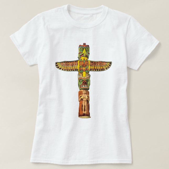 T-shirt Totem Polonais de Thunderbird (Design devant)