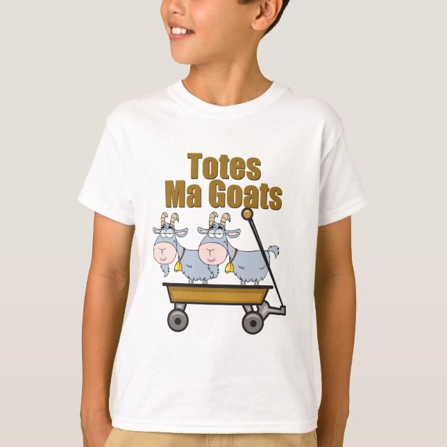 T-shirt Totes Ma Chèvres Amusante Ferme Animal Pun Enfants (Devant)