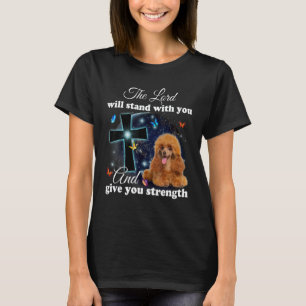 T-shirt Toto Caniche Le Seigneur Sera Avec Vous Chrétien