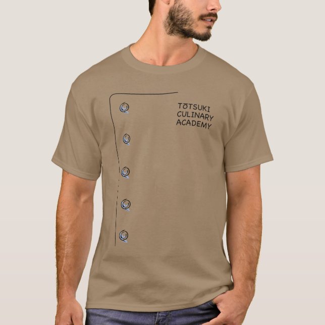 T-shirt Totsuki Culinary Academy Anime Manga Cosplay Shoku (Devant)
