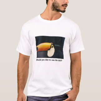 T-shirt Toucan : aimez-vous voir la facture ?