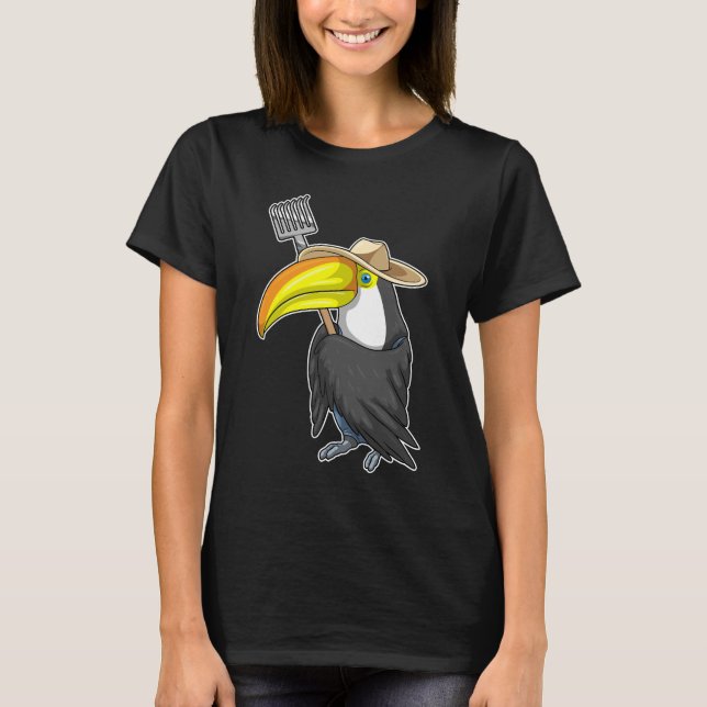 T-shirt Toucan Farmer Rake (Devant)