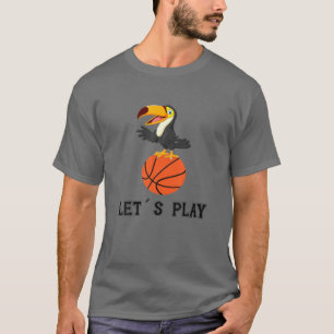 T-shirt Toucan Jouer À Ce Jeu Basket