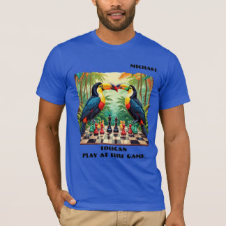 T-shirt Toucan Jouer à ce jeu-échecs personnalisable