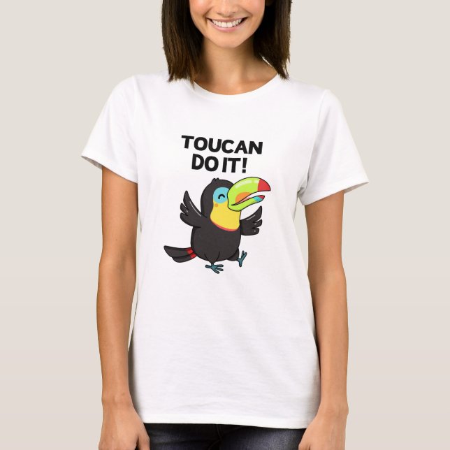 T-shirt Toucan Le Faire Drôle Amusant Jeu D'Oiseaux Positi (Devant)