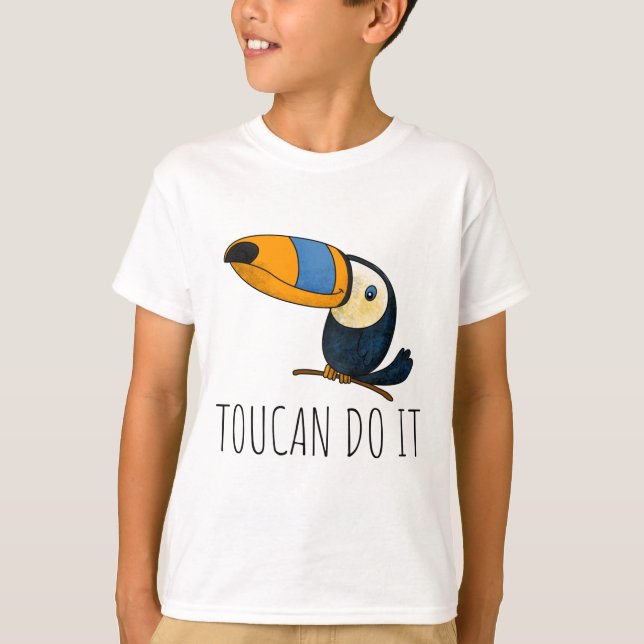 T-shirt Toucan le faire, mignon drôle toucan pour les enfa (Devant)
