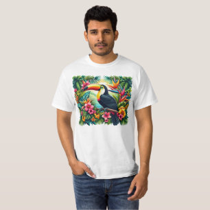 T-shirt Toucan oiseau de la jungle tropicale
