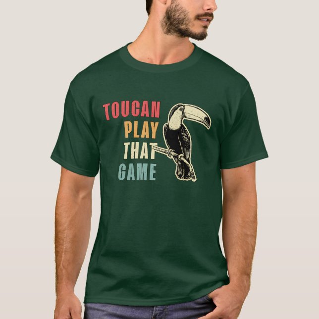 T-shirt Toucan Playhat jeu Oiseau Watcher Retrooucans fami (Devant)