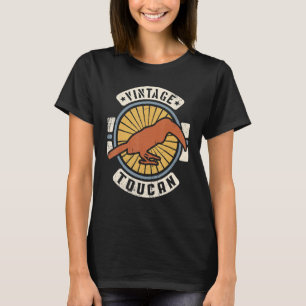 T-shirt Toucan Vintage Classic Retro 60s les années 70 Ani