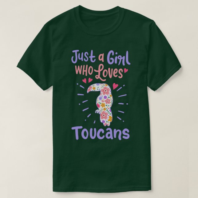 T-shirt Toucans Toucan Lover 1 (Design devant)