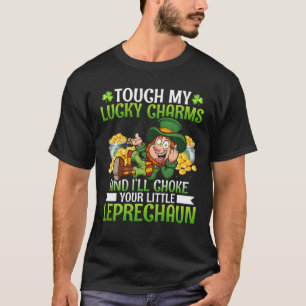 T-shirt Touch My Lucky Charm Leprechaun St. Patrick's Day