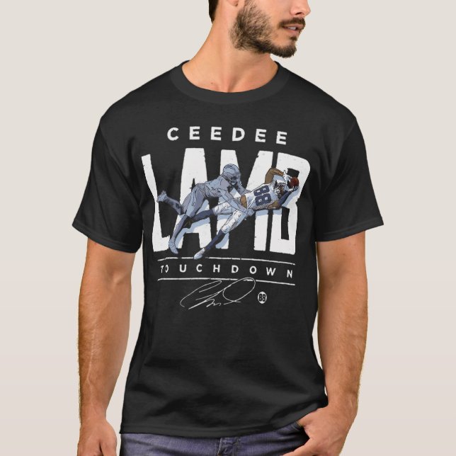 T-shirt Touchdown de Ceedee Lamb à Dallas (Devant)