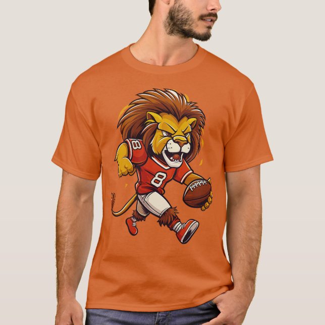 T-shirt Touchdown des LionsAméricain (Devant)