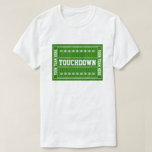 T-shirt Touchdown du football votre texte