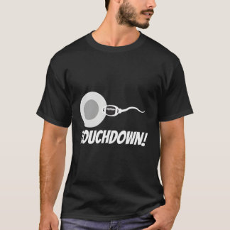 T-shirt Touchdown Football Nouveau papa Grossesse Announet