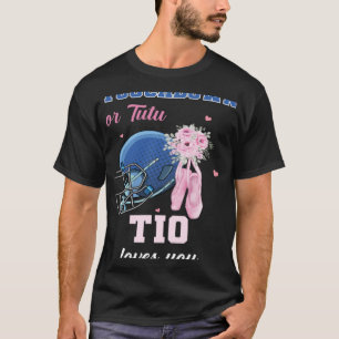 T-shirt Touchdown Ou Tutu Tio Vous Aime Genre Révéler Garç