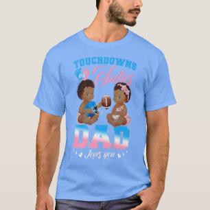 T-shirt Touchdowns ou Tutus Papa t'aime Révélation de genr